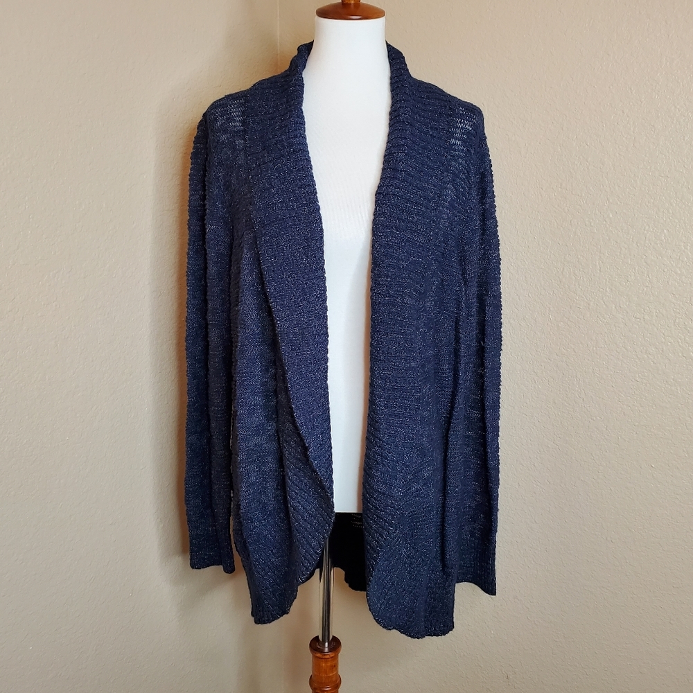 Eddie Bauer Navy Blue Cardigan